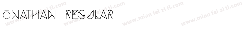 onathan Regular字体转换